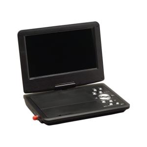 9インチ スイベルスクリーン 地デジチューナー内蔵 ポータブルDVDプレイヤー 中古再生チェック済み  GRAMO-P9F1 BK