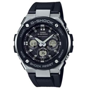 CASIO カシオ G-SHOCK 国内正規品 G-STEEL マルチバンド6 電波ソーラー GST-W300-1AJF Gショック 腕時計｜robinson