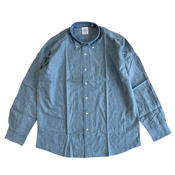 THE BAGGY  CHAMBRAY L/S BD SHIRTS　　シャンブレー　シャツ　ボタンダ...