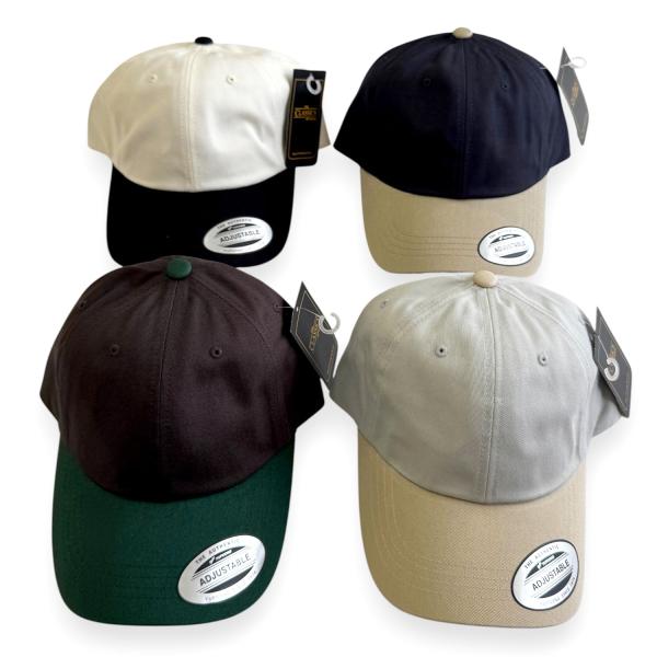 FLEXFIT別注　 Low-Profile Cotton Twill 2Tone Cap　フレック...
