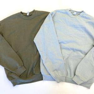 LOS ANGELES APPAREL　HEAVY FLEECE 14oz Garment Dye CREW NECK　ロサンゼルスアパレル　クルーネックスウェット　ガーメントダイ　MADE IN USA｜robles-store