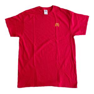 McDonald's　LOGO　T-Shirt RED　マクドナルド　Tシャツ｜robles-store