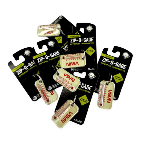 NASA LUMA ZIP　ナサ　温度計　キーホルダー　蓄光　GLOW