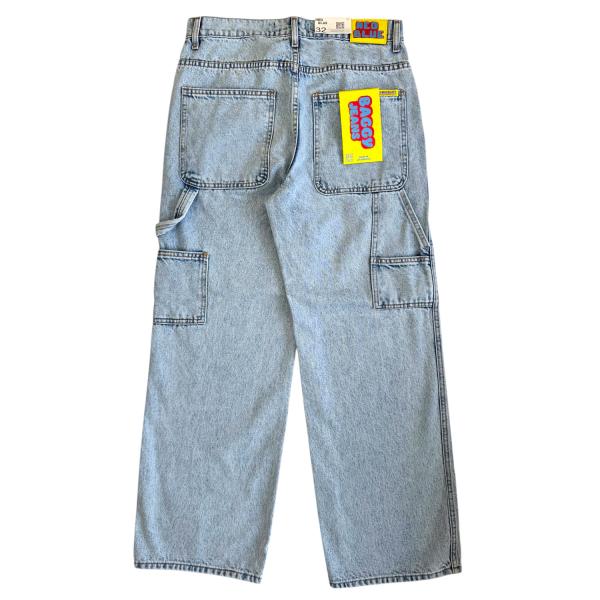 NEO BLUE Carpenter Baggy Jeans　Pastel Blue ネオブルー　バ...