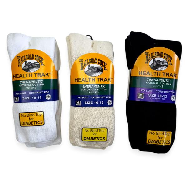 RAILROAD SOCK / Health Trak Therapeutic Socks CREW...
