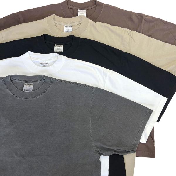 SHAKA WEAR 　7.5oz GARMENT DYE DROP SHOULDER S/S TE...