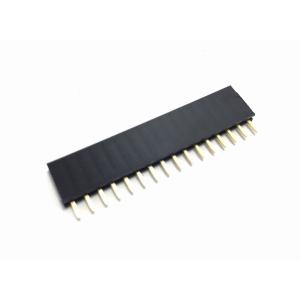 ピンソケット　1×16ピン（16P、メス、金メッキ）