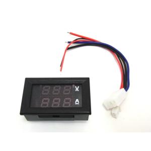 デジタル電流・電圧計(DC0-100V, 0-10A)の商品画像