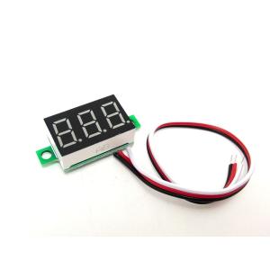 小型デジタル電圧計(DC0-30V, 赤LED)の商品画像