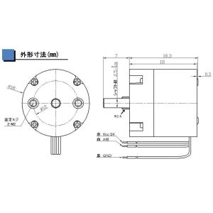 軽量ロータリーエンコーダー(REL18-100AN)の詳細画像1