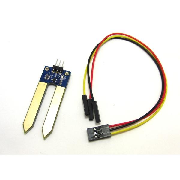 土壌湿度(水分)センサーモジュール（金メッキ、アナログ出力）