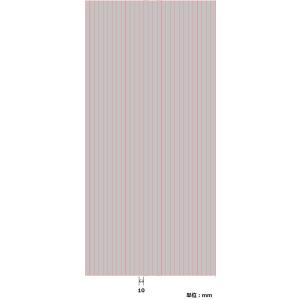 直線600mm(T600)灰色カッティングシート