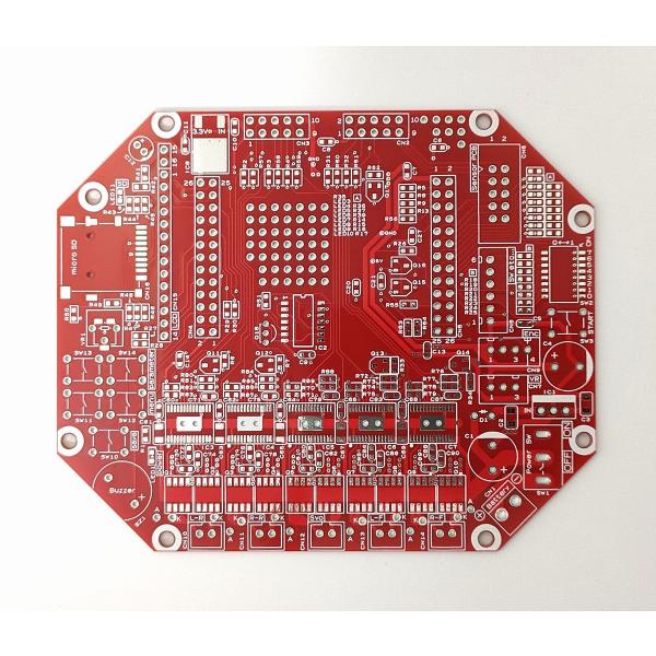 モータドライブ基板TypeD Ver1.2 (基板単品, 赤色)