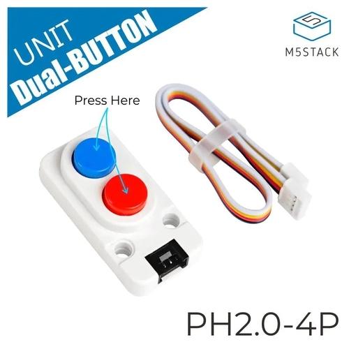 M5Stack用デュアルボタンユニット