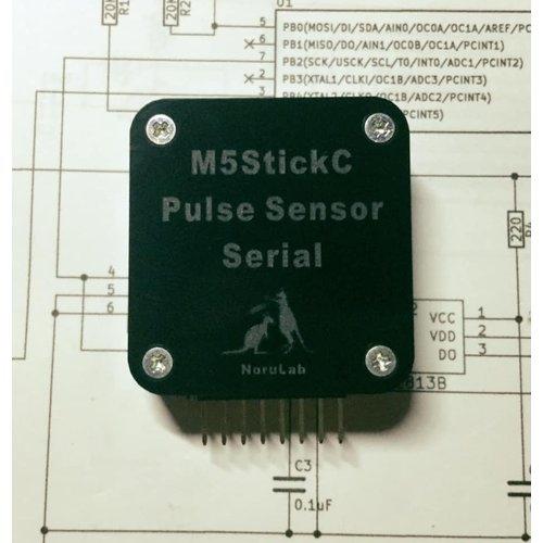M5StickC用脈波センサ(Serial)-PULSE08-M5STICKC-S