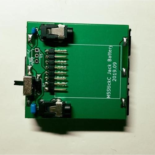 M5StickC用補助電池基板 - JACK-M5STICKCA4