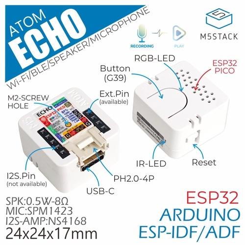 ATOM Echo - スマートスピーカー開発キット