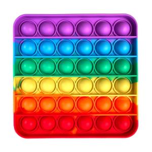プッシュポップバブル 四角形 スクイーズ 知育玩...の商品画像