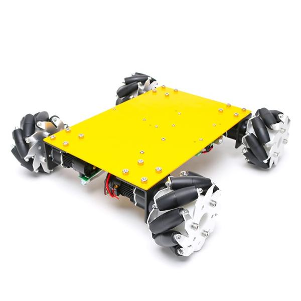 4WD100mmメカナムホイールロボット学習セット (10009) [台車ロボット・研究開発]
