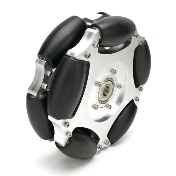 254mmダブルアルミオムニホイール　センターベアリング(ベアリングローラー)　(14147) [台...