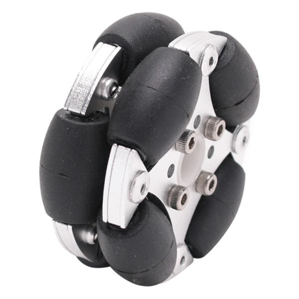 48ｍｍダブルアルミオムニホイール (14148) [台車・タイヤ]