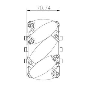 127mmステンレスメカナムホイール(PUロー...の詳細画像2
