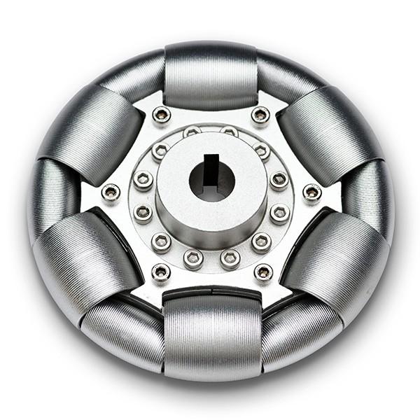 なめらかオムニホイール（Φ100mm）アルミ製 [台車・タイヤ]