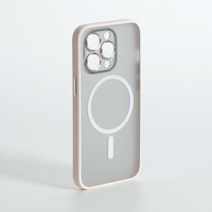 スマホケース iPhone 13pro MagSafe対応 ピンク　カバー  　携帯ケース スマホカバー 携帯ケース ワイヤレス充電 おしゃれ 人気 軽量 薄型