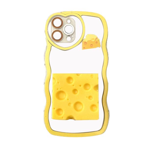 かわいいマウス チーズプレス ストレス解消スマホケース に適用iPhone 13pro 美的波動 3...