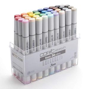 【廃盤品】コピック スケッチ ベーシック36色セット 12502074
