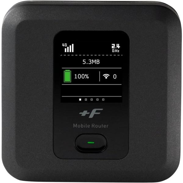 [新古品] 富士ソフト +F FS040W モバイル Wi-Fi ルーター dual_band SI...
