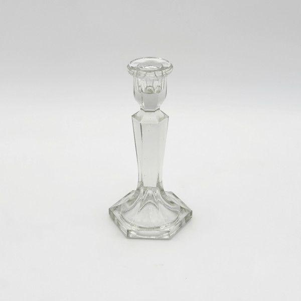 IZ71816T★英国 クラシック ガラス キャンドルスタンド 燭台 蝋燭立て ホルダー オブジェ ...