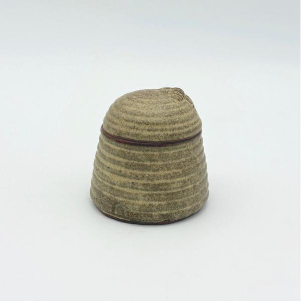 Charmouth Pottery 英国 ヴィンテージ 蓋付き ハニーポット シュガーポット 小物入...
