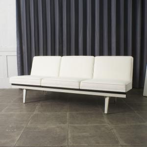 張替済 Herman Miller ネルソン スチール フレーム モジュラー ソファ ヴィンテージ 3人掛け George Nelson ハーマンミラー 99247