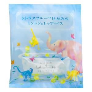 塩の入浴剤／ソムリエ バスソルト シトラスフルーツ仕込みのミントジュレップ・バス｜入浴剤専門店rocce