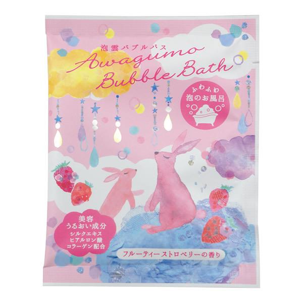 泡の入浴剤／泡雲バブルバス フルーティーストロベリー