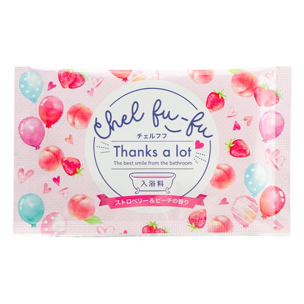 粉末入浴剤／チェルフフ ストロベリー＆ピーチの香り