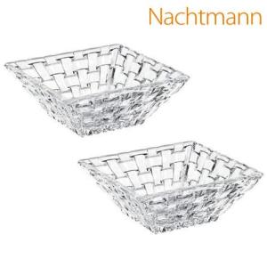 Nachtmann ナハトマン BOSSA NOVA 89694 ボサノバ スクエア ボウル 12cm 2個セット｜rocco-shop