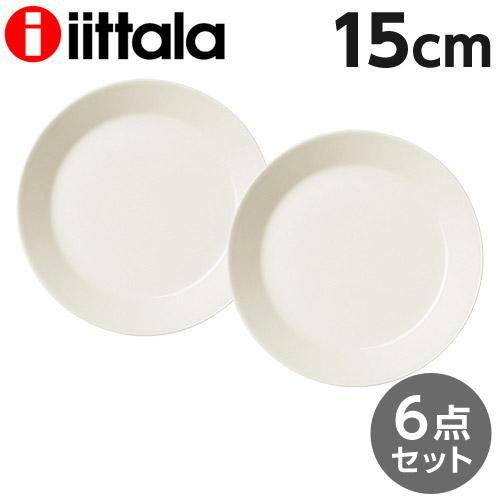 iittala イッタラ Teema ティーマ プレート ホワイト 15cm 6枚セット 北欧 フィ...