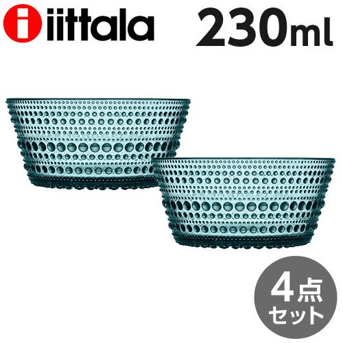 iittala イッタラ Kastehelmi カステヘルミ ボウル 230ml シーブルー 4枚セ...