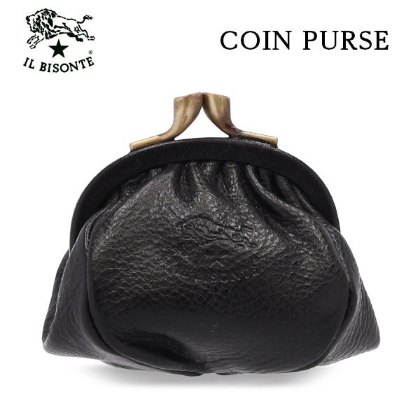 IL BISONTE イルビゾンテ COIN PURSE コインパース BLACK ブラック BK1...