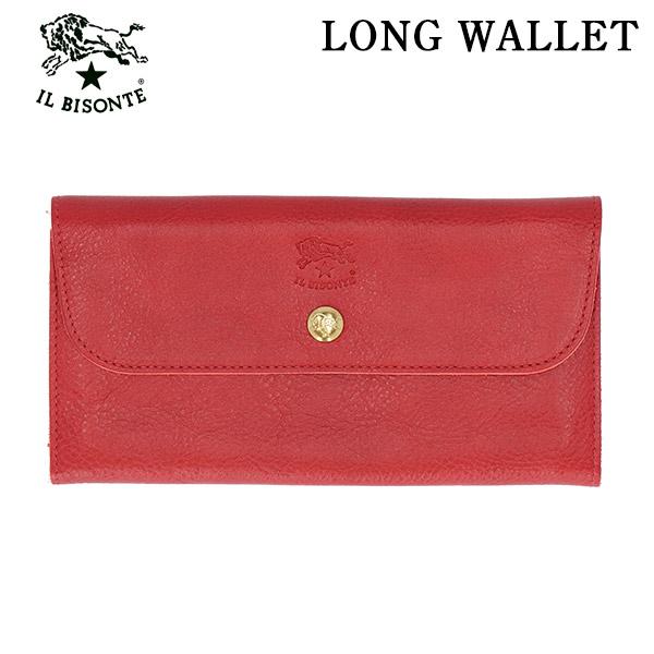 IL BISONTE イルビゾンテ LONG WALLET 長財布 RED レッド RE155 SC...