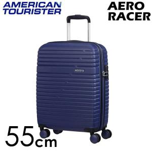 サムソナイト アメリカンツーリスター エアロレーサー 55cm ノクターンブルー Aero Racer Spinner 37L