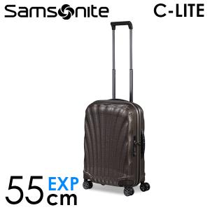 サムソナイト C-LITE シーライト スピナー 55cm コスモライト EXP ウォルナット 134679-1902 36/42L スーツケース