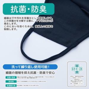 日本製 布マスク(ドット) 洗える 立体マスク...の詳細画像1