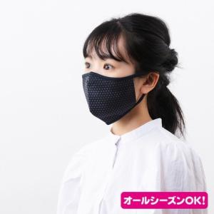 日本製 布マスク(ドット) 洗える 立体マスク...の詳細画像3