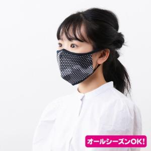 日本製 布マスク(ドット) 洗える 立体マスク...の詳細画像4