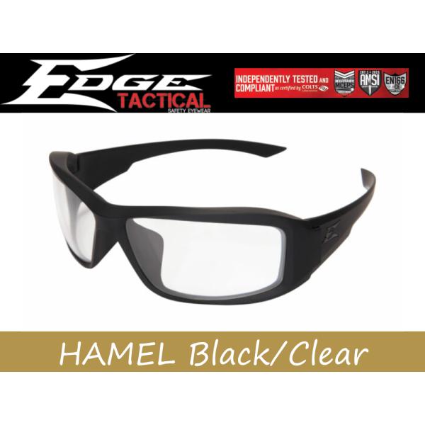 EDGE HAMEL - ブラック・フレーム/クリアレンズ（アウトレット限定品）