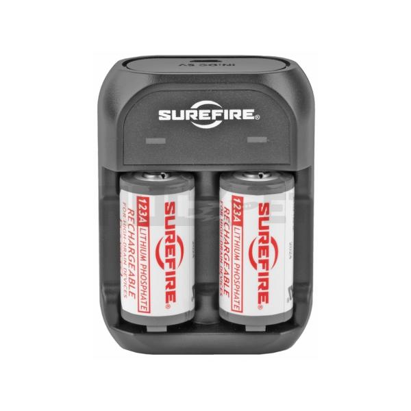 SUREFIRE LFP123-KIT 充電式バッテリー2本＆充電器セット シュアファイア