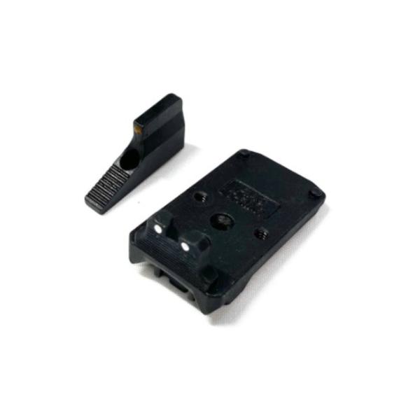 Action Army AAP-01 アサシン RMRスティールリアサイトマウント＆スティールフロン...